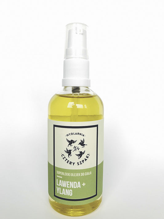 Lekki olejek do ciała lawenda i ylang, 100 ml, Cztery Szpaki