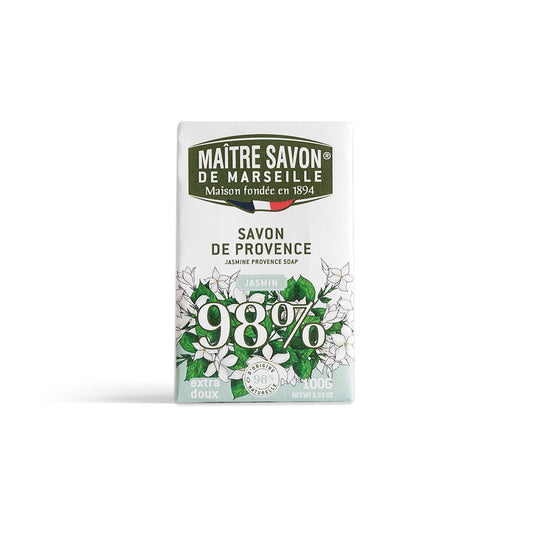 Mydło prowansalskie, JAŚMIN, 100 g, Maitre Savon de Marseille