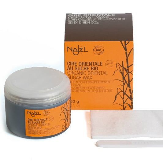 ZESTAW do depilacji - naturalna pasta cukrowa - wosk z cukrem trzcinowym, organic, certyfikowany, 350 g. Najel
