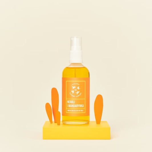 Superlekki olejek do ciała neroli i mandarynka, 100 ml, Cztery Szpaki