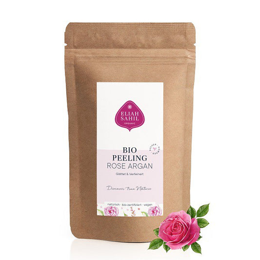 Wygładzający peeling do ciała Róża i Argan, uzupełnienie, Zero Waste, 700 g, Eliah Sahil
