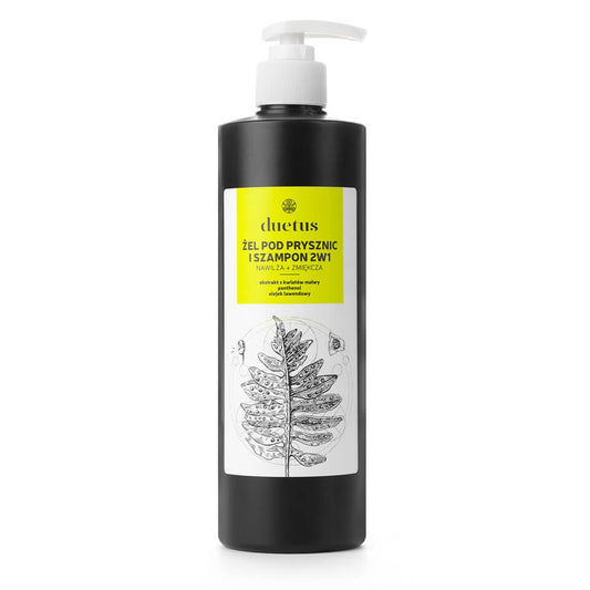 Żel pod prysznic i szampon 2w1, 500 ml, Duetus